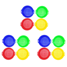 4PCS Sand Sifter Toy 4 Pack Set Red Blue Yellow Green For Kids Toy