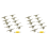 10 Pcs 29mm Fingerboard Trucks Finger Skateboard Deck with Nuts 1