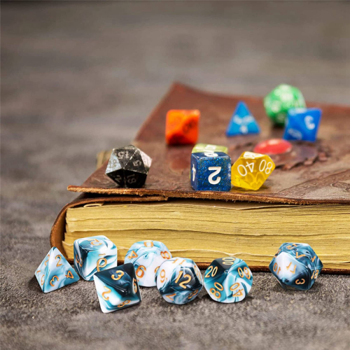 7 Pieces Polyhedral Dice Set for DND Role Playing 2