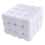 50 Pack 16MM Blank White Dice Set Acrylic D6 for Game,Party,Fun,DIY 3