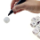 50 Pack 16MM Blank White Dice Set Acrylic D6 for Game,Party,Fun,DIY 5