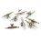 10 Pcs 29mm Fingerboard Trucks Finger Skateboard Deck with Nuts 5