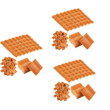 Roof Tiles Model Building Set Miniature Dollhouse Tile Model,100Pcs