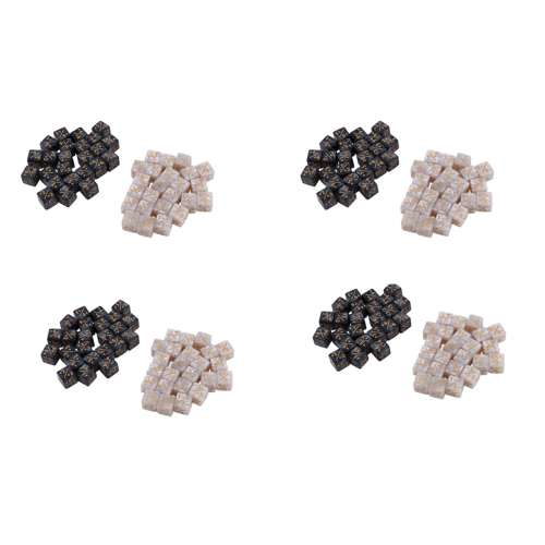 48 Pcs 16mm Dice Counters Token Dice Dice D6 for ,,Card Gamings