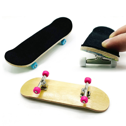 10 Pcs 29mm Fingerboard Trucks Finger Skateboard Deck with Nuts 2