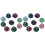 18Pcs 12-Sided Astrology for Constellation Divination Toys Type A 1