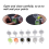 5 Strips 30 Pots Empty Paint Strips, 10Ml/ 0.35Oz Paint Pot Strips 3