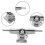 10 Pcs 29mm Fingerboard Trucks Finger Skateboard Deck with Nuts 7