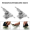 10 Pcs 29mm Fingerboard Trucks Finger Skateboard Deck with Nuts 4