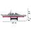 Guided Missile Ship Model Static Toys Children Gift 2