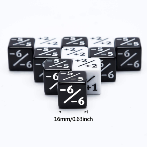 48 Pieces 16mm Dice D6 Dice Square for ,,Card Gaming 2
