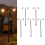5Pcs Model Railway Lamp Lattice Mast Light HO 1:87 Scale LED Light 2