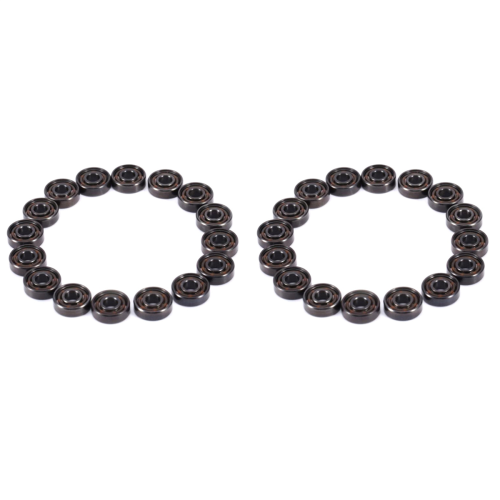 16Pcs Ceramic 608 Bearings 8X22X7mm ABEC-11 Skating Inline Roller