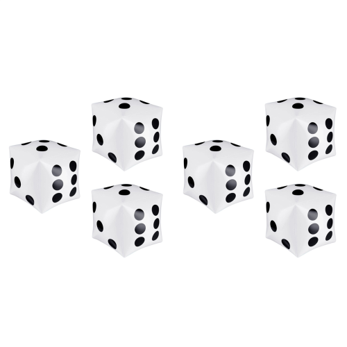 3 Pack Jumbo Inflatable Dice 12 Inch Giant Inflatable Jumbo Dice