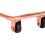 Mini Double Layers Shopping Cart Model Wrought Rose Gold 7