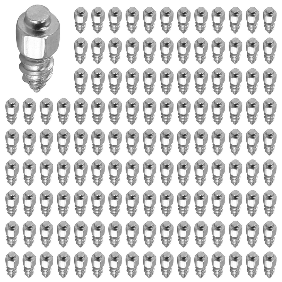 9 Mm Tire Studs Snow Spikes Anti-Slip Anti-Ice For Car Truck Bicycle 4713231948596