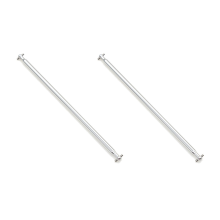 04003 Metal Centre Drive Shaft Dogbone 170mm for 1:10,Silver