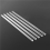 3Mmx250Mm Round Shape Solid Acrylic Rod Pmma Extruded Bar Clear 2Pcs 3