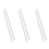 3Mmx250Mm Round Shape Solid Acrylic Rod Pmma Extruded Bar Clear 2Pcs 1