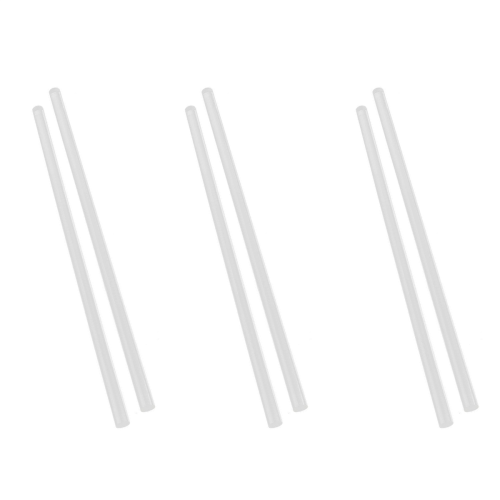 3Mmx250Mm Round Shape Solid Acrylic Rod Pmma Extruded Bar Clear 2Pcs