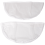 , Transparent Dust Protection,10 Pcs White Shoulder Cover 5