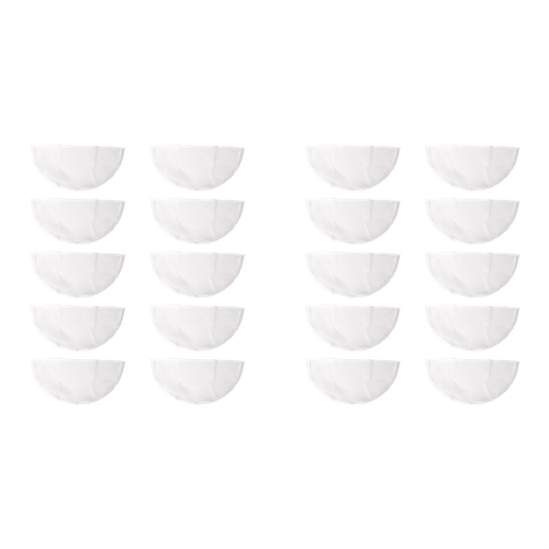 , Transparent Dust Protection,10 Pcs White Shoulder Cover 1