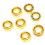 8 Pcs -Plated R188 KK Bearing Speed Responsive Bearings 4