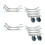 2 Pair Steel Leaf Springs for D12 B14 RC Car 1
