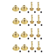 16Pcs Brass Axle Gear Drive Shaft Gear for C14 C24 B24 B36 MN D90