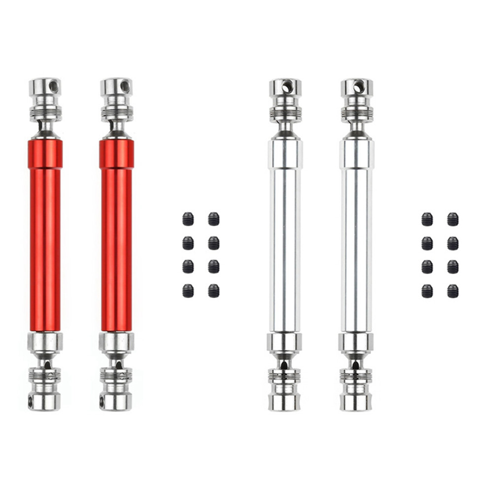 2Pcs Drive Shaft 110-160Mm For 1/10 Scx10 90046 Trx4, Silver 4713231967924