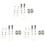 2Pair Steel Shock Absorption Leaf Springs for D12 B14 B24 B16 B36 1