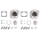 29CC 4 Hole Cylinder Set Fit for Zenoah Rovan TSRC Engine 1