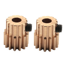 2PC Model Car 14T Motor Gear 0.5M Module R86044 Metal Pinion Gears