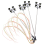 4 PCS HO Scale Model lighting tower,tower lights Model Lights 5