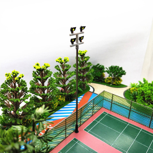 4 PCS HO Scale Model lighting tower,tower lights Model Lights 1