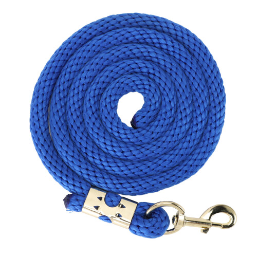 Longe de cheval bleu marine 2,0 m, poignée antidérapante 2