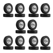 4Pcs Wheel Tire Tyre for D12 1/10 RC Truck Car DIY Upgrade Parts