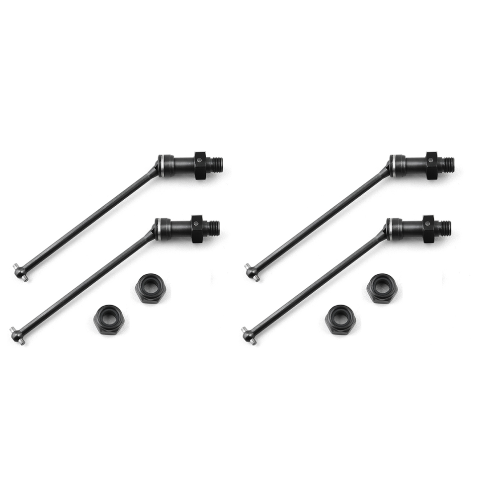 4Pcs Metal Drive Shaft Cvd Ea1061 For Jlb Racing Cheetah 11101 21101 Black 4713231977015