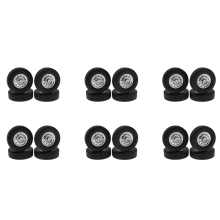 4Pcs Tire Tyre for D12 Mini 1/16 RC Drift Truck