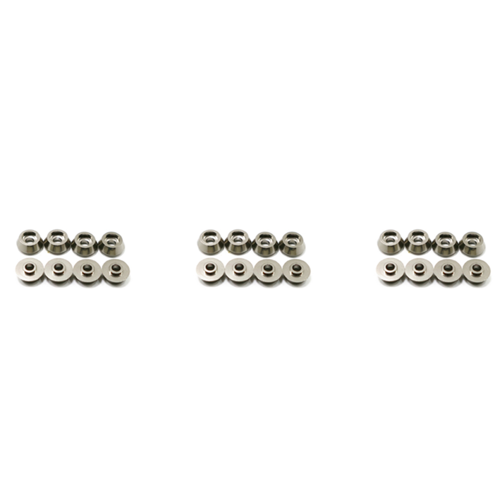8Pcs Metal Connecting Rod Screw Gasket Shim Washer Rest, Grey 4713231988127