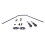 Front Anti-Roll Bar Sway Bar Set 8044 for 1/8 08423 08425 3