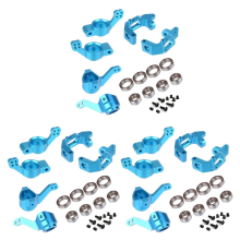 for 1/10 94123 102010 Ball Bearing Aluminum Alloy Steering Blue