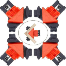 90 Degree Right Angle Clamp, 12pcs Of Adjustable Swing Corner Clamp,clip Holding Corners for Welding Wood-working