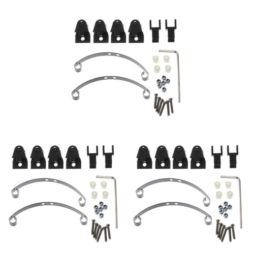 Steel Leaf Spring Suspension Set for B14 B16 B24,Black