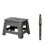 Folding Stool Large Portable Travel Step Stool Kids Bathroom Stool Up 1