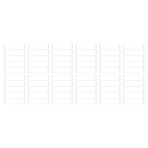 Acrylic Name Plate Holder Premium, 2X8 Inch