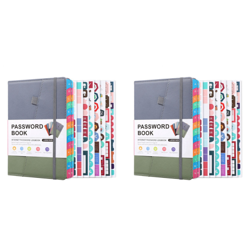 Password Keeper Book with Alphabetical Tabs for Seniors, C