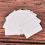 100Pcs Blank Earrings Ear Studs Paper Display Card Hanging White 3