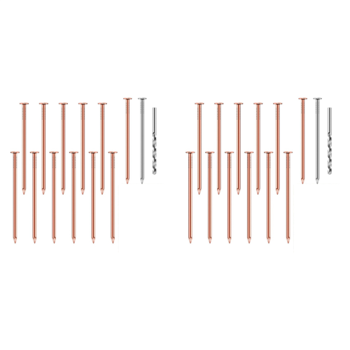 Copper Nails Kit to Killing Trees,3.5 Inch Pure Copper Nails Bulk