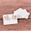 100Pcs Blank Earrings Ear Studs Paper Display Card Hanging White 4
